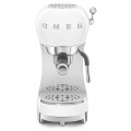 macchina caffe espresso manuale bianco lucido frontale